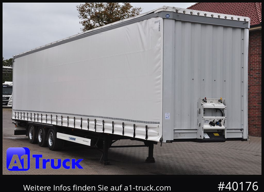 KRONE SD, Mega, neue Plane, Code XL, 1 Vorbesitzer - 커튼사이더 세미 트레일러 : 사진 1 KRONE SD, Mega, neue Plane, Code XL, 1 Vorbesitzer - 커튼사이더 세미 트레일러 : 사진 1