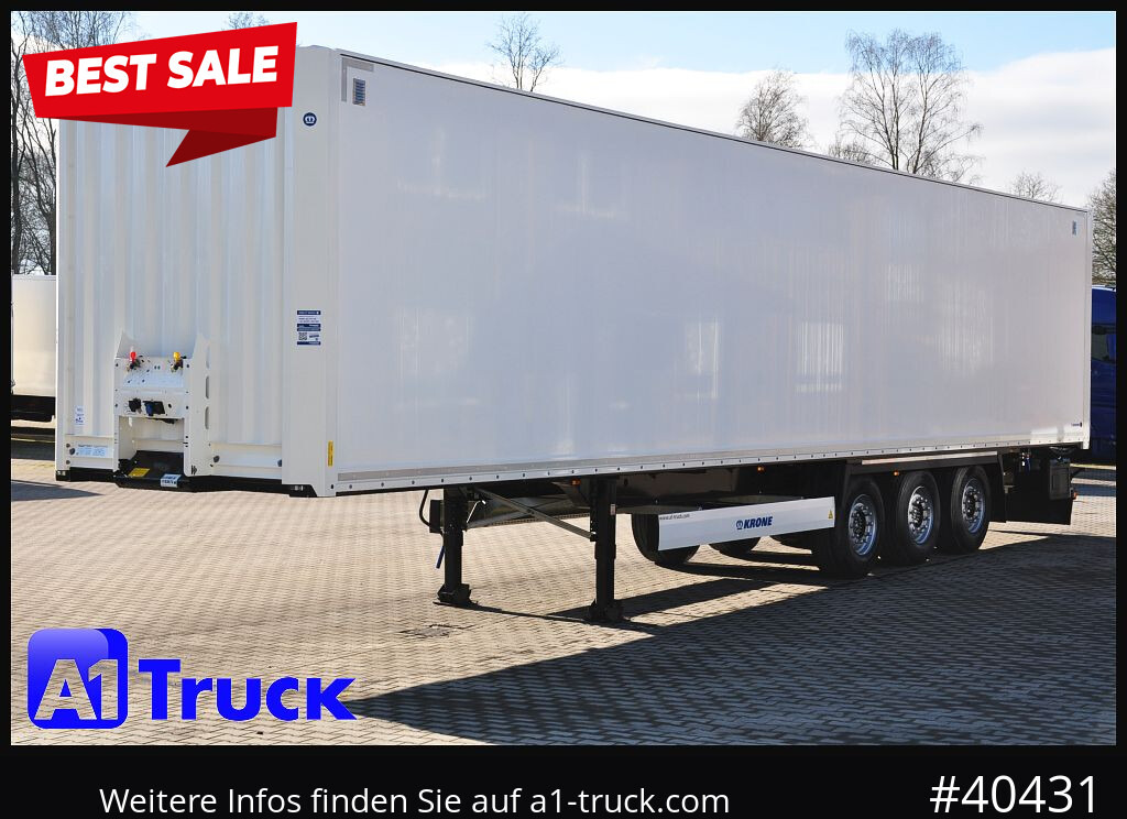 KRONE SD NEU, Lift, Code XL, VDI 2700, SOFORT - 밀폐형 박스 세미 트레일러 : 사진 1 KRONE SD NEU, Lift, Code XL, VDI 2700, SOFORT - 밀폐형 박스 세미 트레일러 : 사진 1