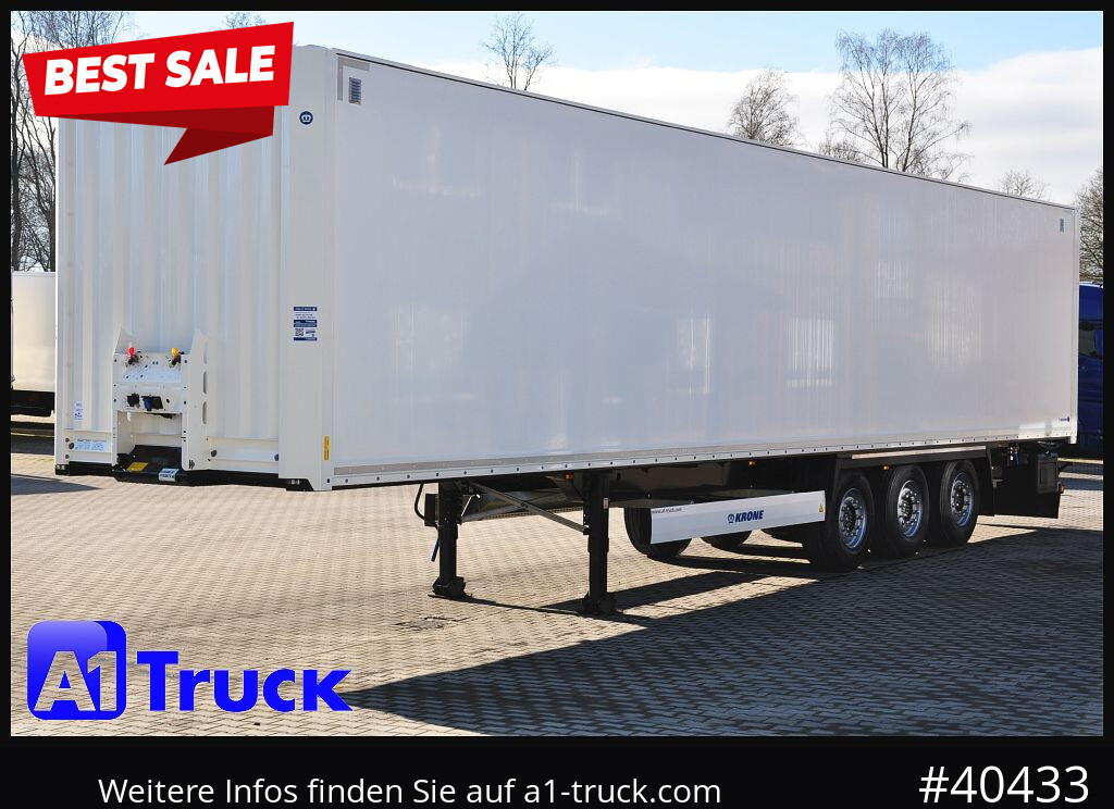 KRONE SD NEU Lift, Code XL, VDI 2700, SOFORT - 밀폐형 박스 세미 트레일러 : 사진 1 KRONE SD NEU Lift, Code XL, VDI 2700, SOFORT - 밀폐형 박스 세미 트레일러 : 사진 1