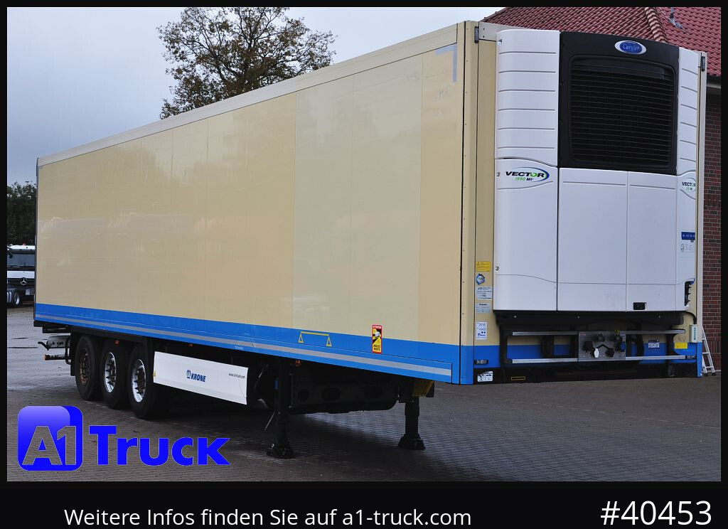 KRONE SDR 27 Carrier 1950 Mt. Doppelstock Lift, - 냉동 세미 트레일러 : 사진 1 KRONE SDR 27 Carrier 1950 Mt. Doppelstock Lift, - 냉동 세미 트레일러 : 사진 1