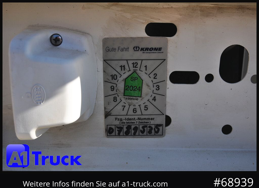 KRONE Standard BDF Anhänger für 7,45 WB, 1 Vorbesitzer - 컨테이너 운반 장치/ 스와프 보디 트레일러 : 사진 5 KRONE Standard BDF Anhänger für 7,45 WB, 1 Vorbesitzer - 컨테이너 운반 장치/ 스와프 보디 트레일러 : 사진 5