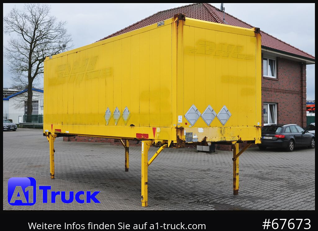 KRONE WB 7,45 Koffer, BDF Wechselbrücke 2550mm - 스왑 바디 - 박스 : 사진 1 KRONE WB 7,45 Koffer, BDF Wechselbrücke 2550mm - 스왑 바디 - 박스 : 사진 1