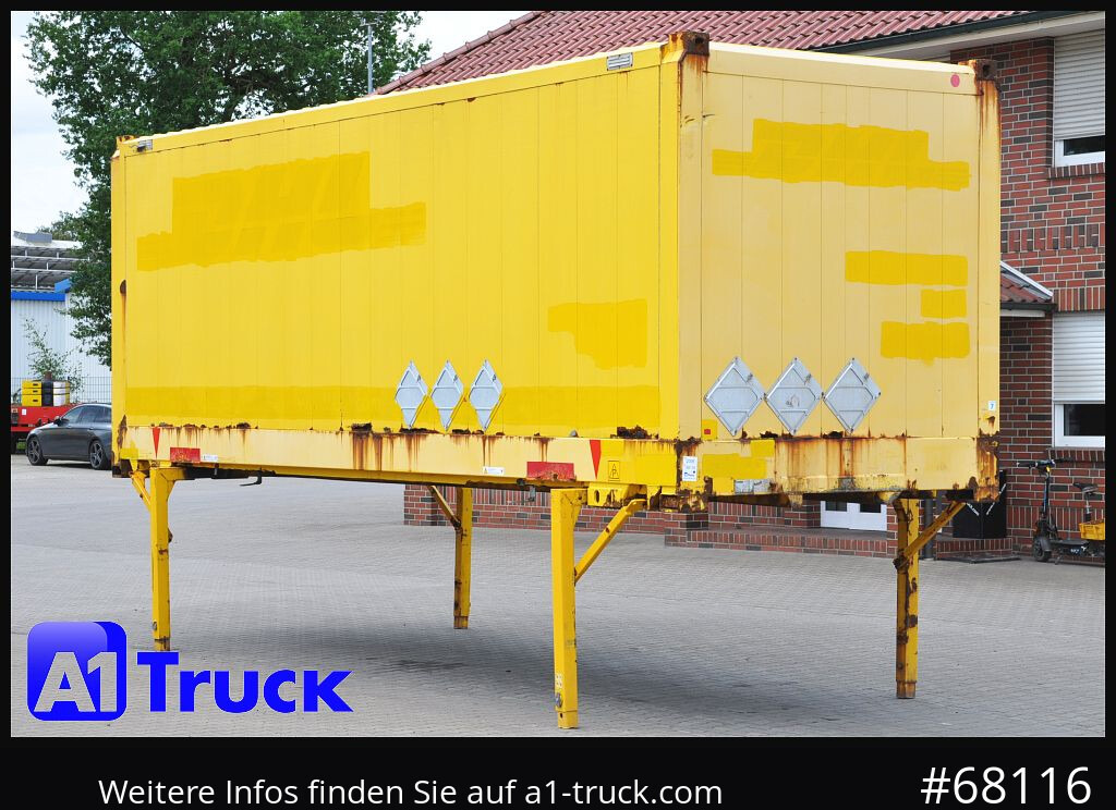 KRONE WB 7,45 Koffer, BDF Wechselbrücke 2560mm - 스왑 바디 - 박스 : 사진 1 KRONE WB 7,45 Koffer, BDF Wechselbrücke 2560mm - 스왑 바디 - 박스 : 사진 1