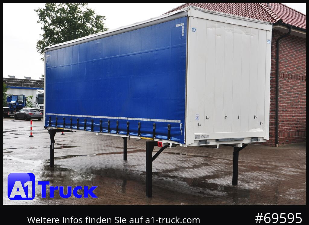 KRONE Wechselbrücke 7,82 , neue Plane, 2650mm innen - 커튼 사이드 스왑 바디 : 사진 1 KRONE Wechselbrücke 7,82 , neue Plane, 2650mm innen - 커튼 사이드 스왑 바디 : 사진 1
