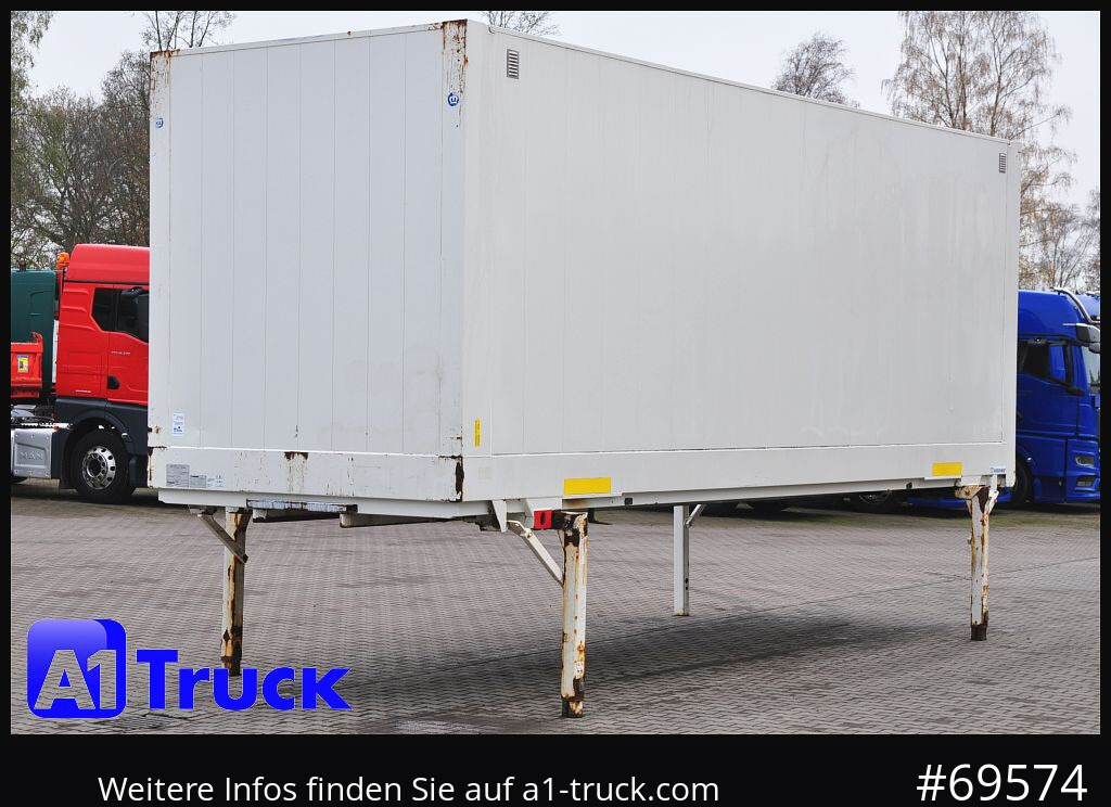 KRONE Wechselbrücke BDF 7,45 Koffer, Textil 2750mm innen, 20 x vorhanden - 스왑 바디 - 박스 : 사진 2 KRONE Wechselbrücke BDF 7,45 Koffer, Textil 2750mm innen, 20 x vorhanden - 스왑 바디 - 박스 : 사진 2