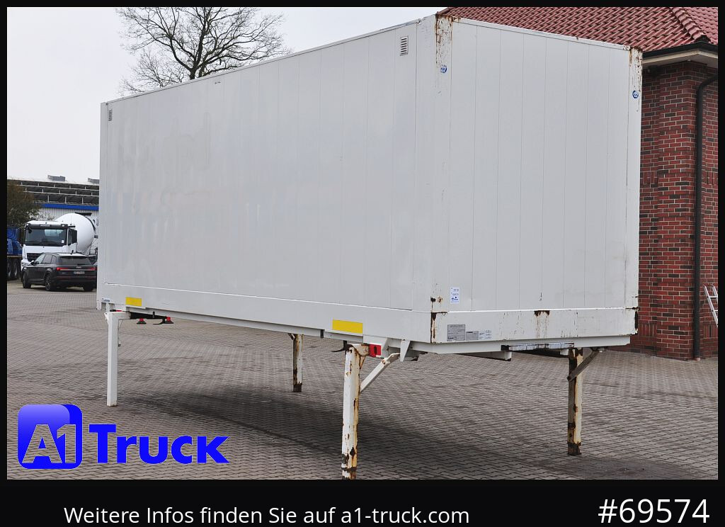 KRONE Wechselbrücke BDF 7,45 Koffer, Textil 2750mm innen, 20 x vorhanden - 스왑 바디 - 박스 : 사진 1 KRONE Wechselbrücke BDF 7,45 Koffer, Textil 2750mm innen, 20 x vorhanden - 스왑 바디 - 박스 : 사진 1