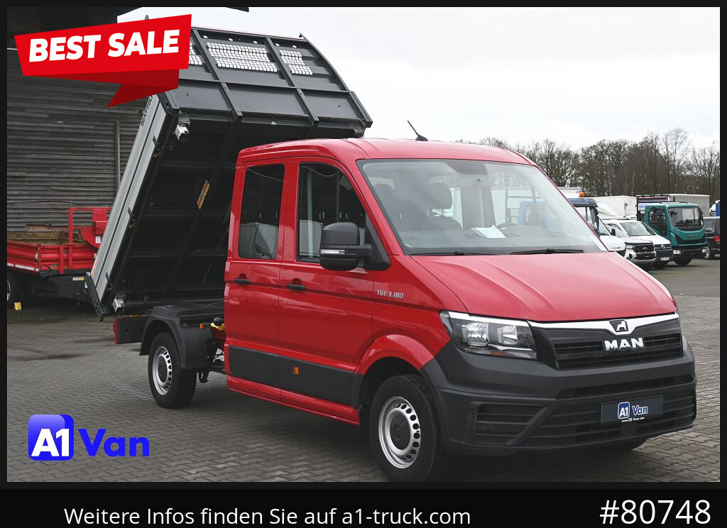 MAN TGE 3.180 Doka Kipper,Klima, AHK - 덤프 밴, 콤비 밴 : 사진 1 MAN TGE 3.180 Doka Kipper,Klima, AHK - 덤프 밴, 콤비 밴 : 사진 1
