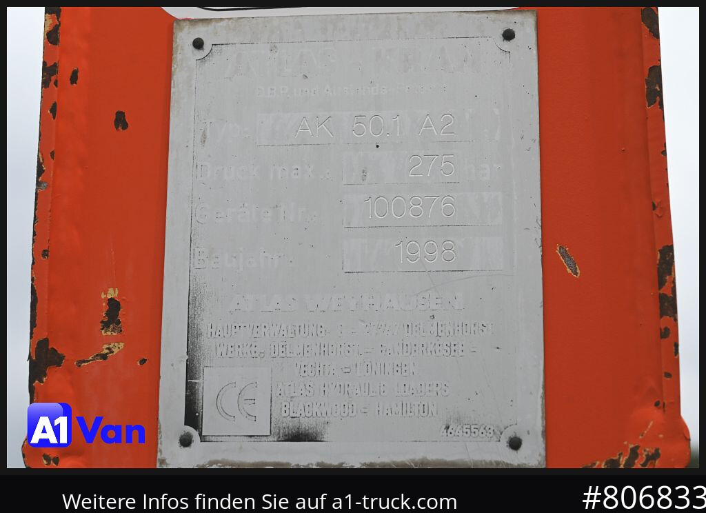 MAN TGL 8.180 Kipper Kran, Meiller, Atlas, AHK - 트럭 : 사진 4 MAN TGL 8.180 Kipper Kran, Meiller, Atlas, AHK - 트럭 : 사진 4