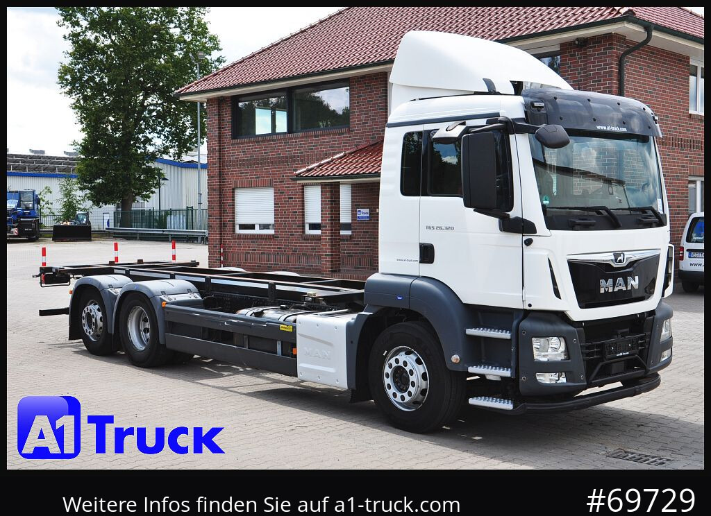 MAN TGS 26.320 LL BDF Lenkachse Stapler, 7.45 - 캡 새시 트럭 : 사진 1 MAN TGS 26.320 LL BDF Lenkachse Stapler, 7.45 - 캡 새시 트럭 : 사진 1