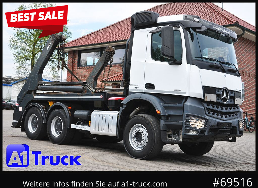 MERCEDES-BENZ 2645 Arcos 6x4 Klima AHK, - 스킵 로더 트럭 : 사진 1 MERCEDES-BENZ 2645 Arcos 6x4 Klima AHK, - 스킵 로더 트럭 : 사진 1