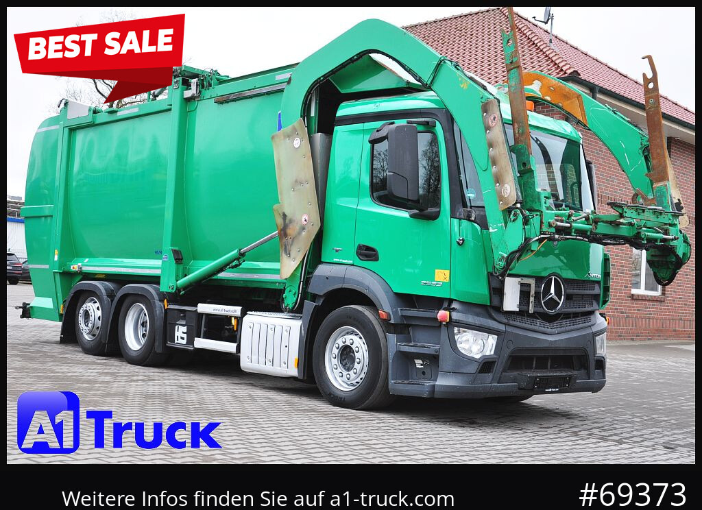 MERCEDES-BENZ Antos 2533, HS Millenium XXL37 Überkopflader, - 쓰레기차 : 사진 1 MERCEDES-BENZ Antos 2533, HS Millenium XXL37 Überkopflader, - 쓰레기차 : 사진 1