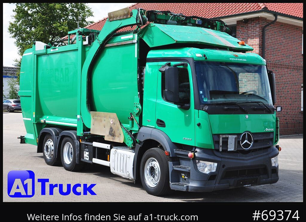 MERCEDES-BENZ Antos 2533, HS Millenium XXL37 Überkopflader, - 쓰레기차 : 사진 1 MERCEDES-BENZ Antos 2533, HS Millenium XXL37 Überkopflader, - 쓰레기차 : 사진 1