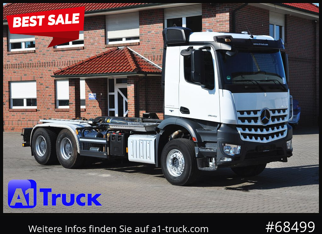 MERCEDES-BENZ Arocs 2645 BL, Meiller, 6x4, Funk, - 후크 리프트 트럭 : 사진 1 MERCEDES-BENZ Arocs 2645 BL, Meiller, 6x4, Funk, - 후크 리프트 트럭 : 사진 1