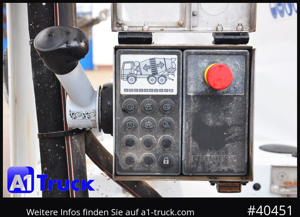 MERCEDES-BENZ Arocs 3240, Liebherr HTM 905 9m³, - 콘크리트 믹서 트럭 : 사진 2 MERCEDES-BENZ Arocs 3240, Liebherr HTM 905 9m³, - 콘크리트 믹서 트럭 : 사진 2