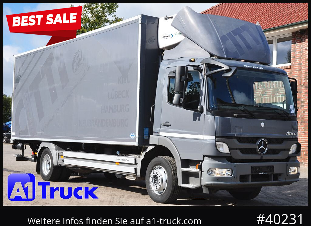 MERCEDES-BENZ Atego 1222, Kühlkoffer, Carrier Supra 850 Mt, LBW - 냉동탑차 : 사진 1 MERCEDES-BENZ Atego 1222, Kühlkoffer, Carrier Supra 850 Mt, LBW - 냉동탑차 : 사진 1