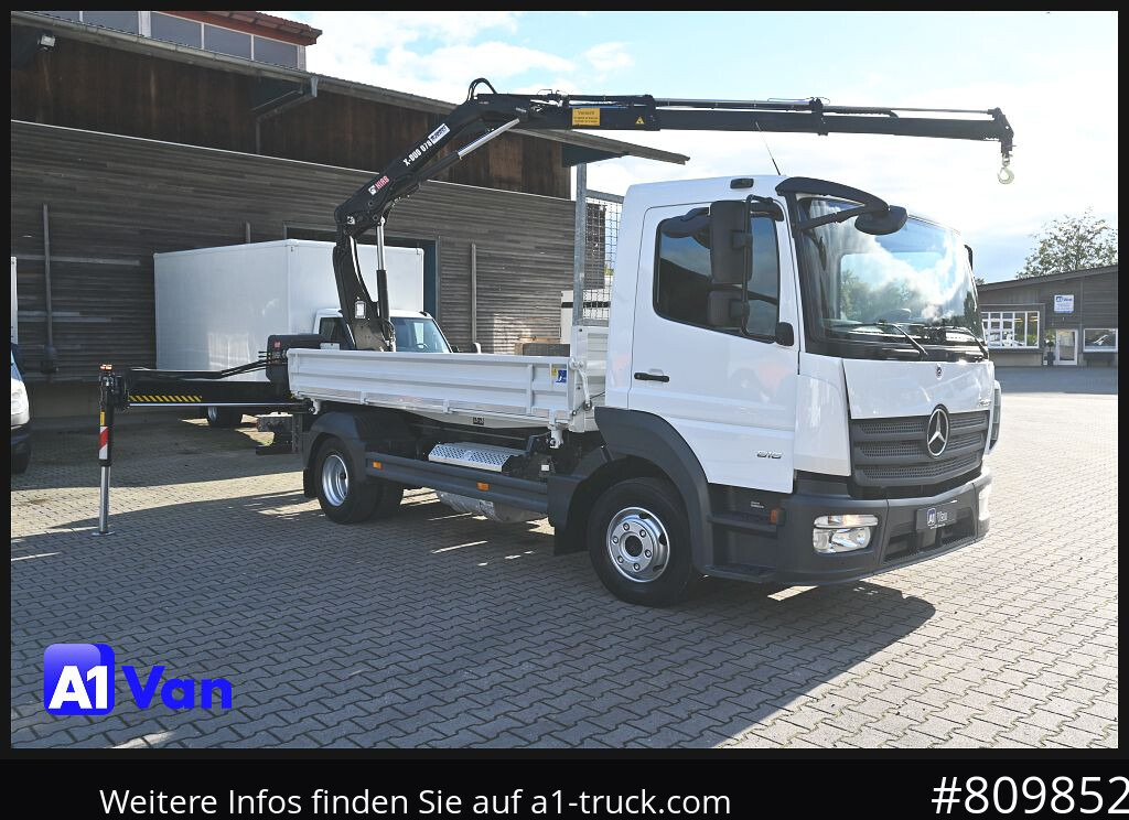 MERCEDES-BENZ Atego 816 Kipper Kran, Hiab, AHK, Klima - 덤프트럭 : 사진 1 MERCEDES-BENZ Atego 816 Kipper Kran, Hiab, AHK, Klima - 덤프트럭 : 사진 1