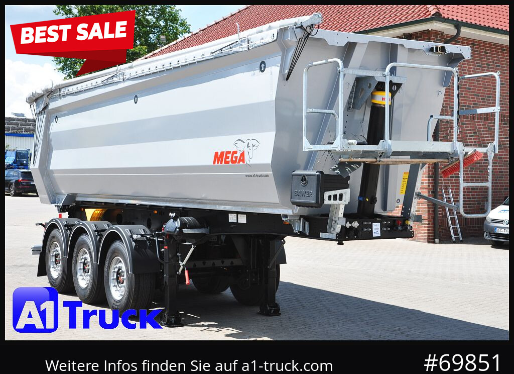 REISCH Mega  28m³ Lift Stahl  SAF Hardox - 덤프 세미 트레일러 : 사진 1 REISCH Mega  28m³ Lift Stahl  SAF Hardox - 덤프 세미 트레일러 : 사진 1