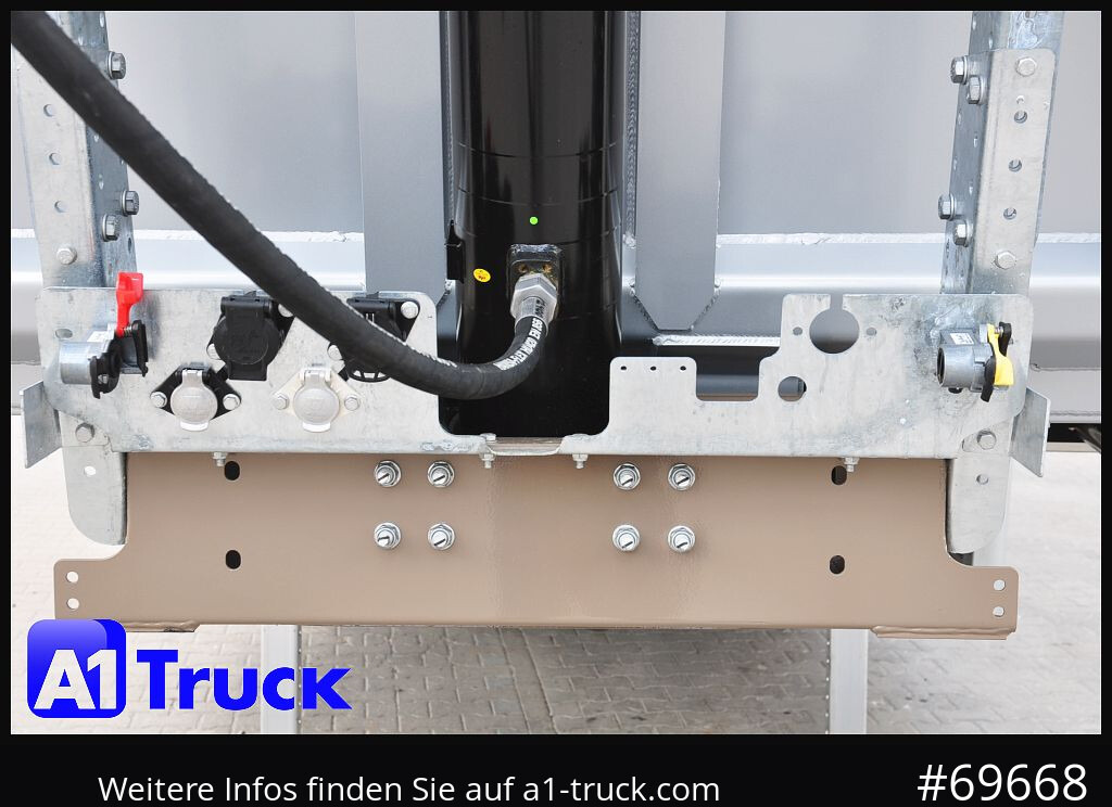 REISCH RHKS, Alu-Kippmulde 50m³, NEU Kombitüren, Alufelgen, Liftachse, - 덤프 세미 트레일러 : 사진 4 REISCH RHKS, Alu-Kippmulde 50m³, NEU Kombitüren, Alufelgen, Liftachse, - 덤프 세미 트레일러 : 사진 4