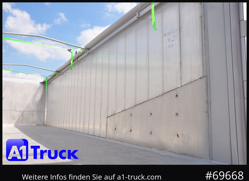 REISCH RHKS, Alu-Kippmulde 50m³, NEU Kombitüren, Alufelgen, Liftachse, - 덤프 세미 트레일러 : 사진 3 REISCH RHKS, Alu-Kippmulde 50m³, NEU Kombitüren, Alufelgen, Liftachse, - 덤프 세미 트레일러 : 사진 3