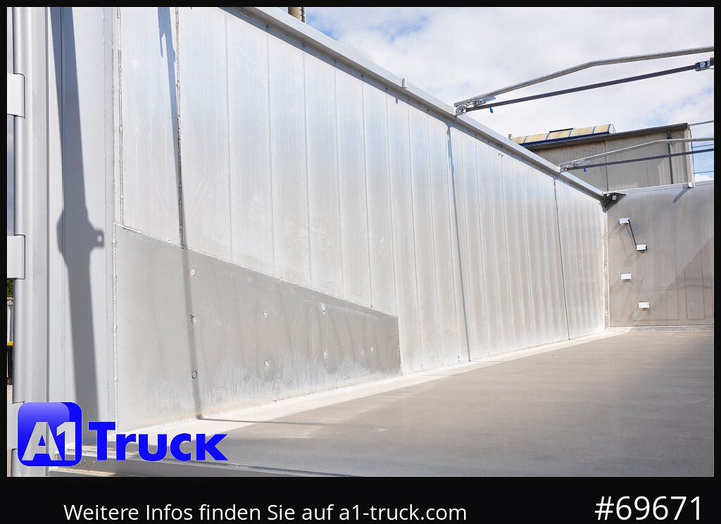 REISCH RHKS, Alu-Kippmulde 52m³, Kombitüren, Alufelgen, Liftachse, - 덤프 세미 트레일러 : 사진 2 REISCH RHKS, Alu-Kippmulde 52m³, Kombitüren, Alufelgen, Liftachse, - 덤프 세미 트레일러 : 사진 2