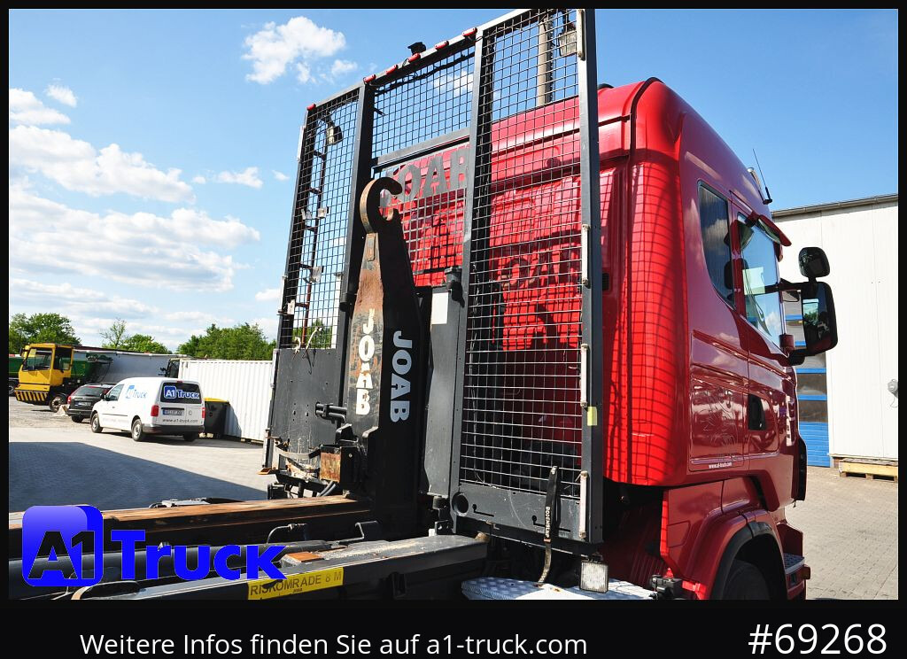 SCANIA R480, Abrollkipper Joab, 8x4, Lift-Lenkachse, - 후크 리프트 트럭 : 사진 4 SCANIA R480, Abrollkipper Joab, 8x4, Lift-Lenkachse, - 후크 리프트 트럭 : 사진 4