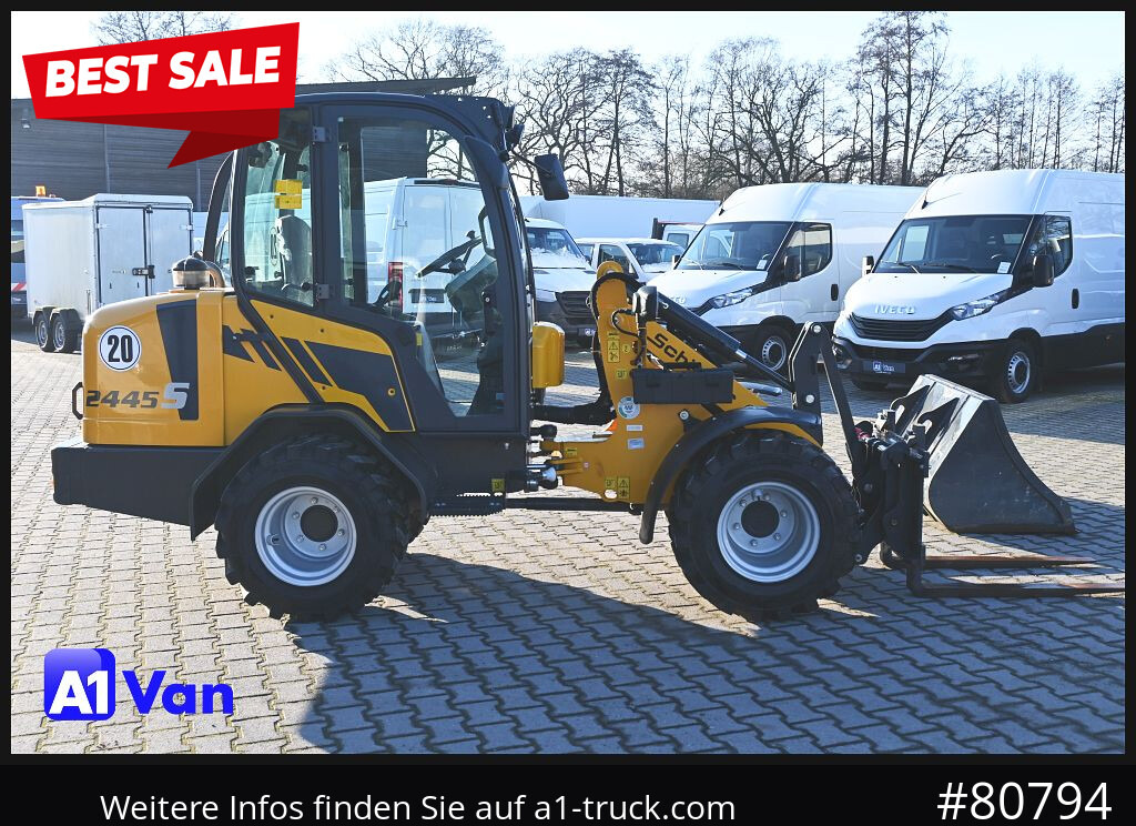 SCHAEFFER Schäffer 2445S Hoflader, Gabel, 127 Bstd. - 휠 로더 : 사진 1 SCHAEFFER Schäffer 2445S Hoflader, Gabel, 127 Bstd. - 휠 로더 : 사진 1