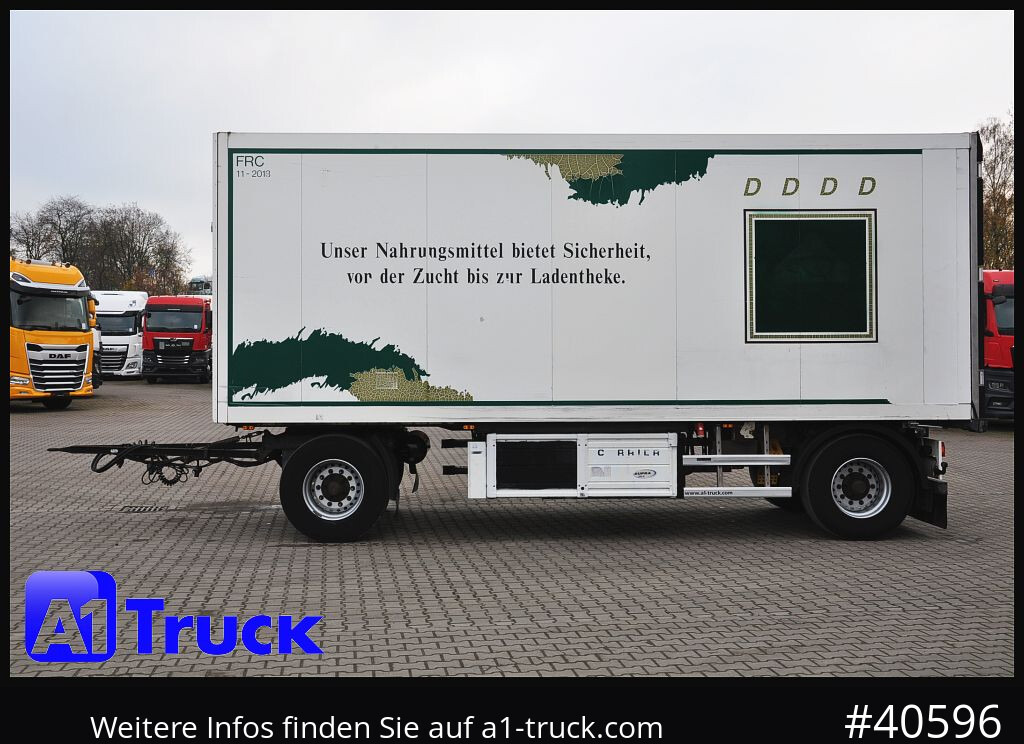 냉동 트레일러 SCHMITZ Achwege & Tönjes, Rohrbahn, Fleisch, TÜR fehlt : 사진 13