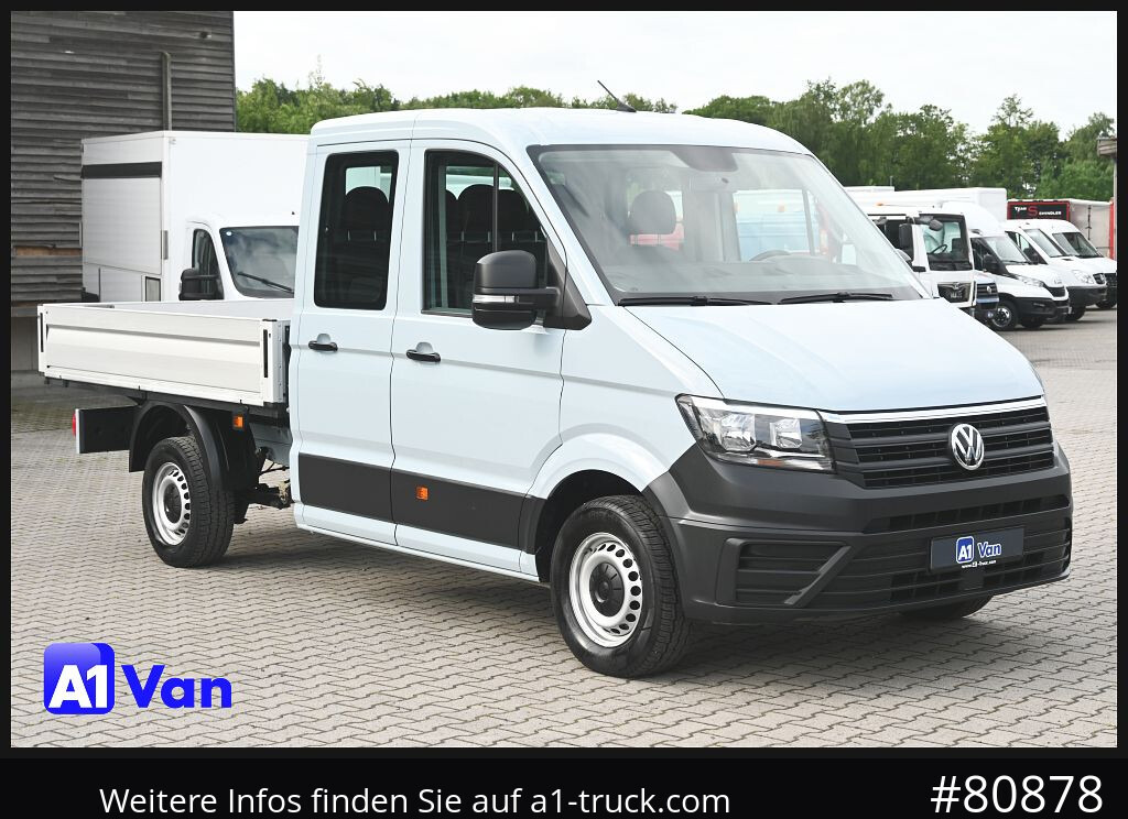 VOLKSWAGEN Crafter 35 Pritsche Doka, AHK, 7-Sitzer - 플랫베드 밴, 콤비 밴 : 사진 1 VOLKSWAGEN Crafter 35 Pritsche Doka, AHK, 7-Sitzer - 플랫베드 밴, 콤비 밴 : 사진 1