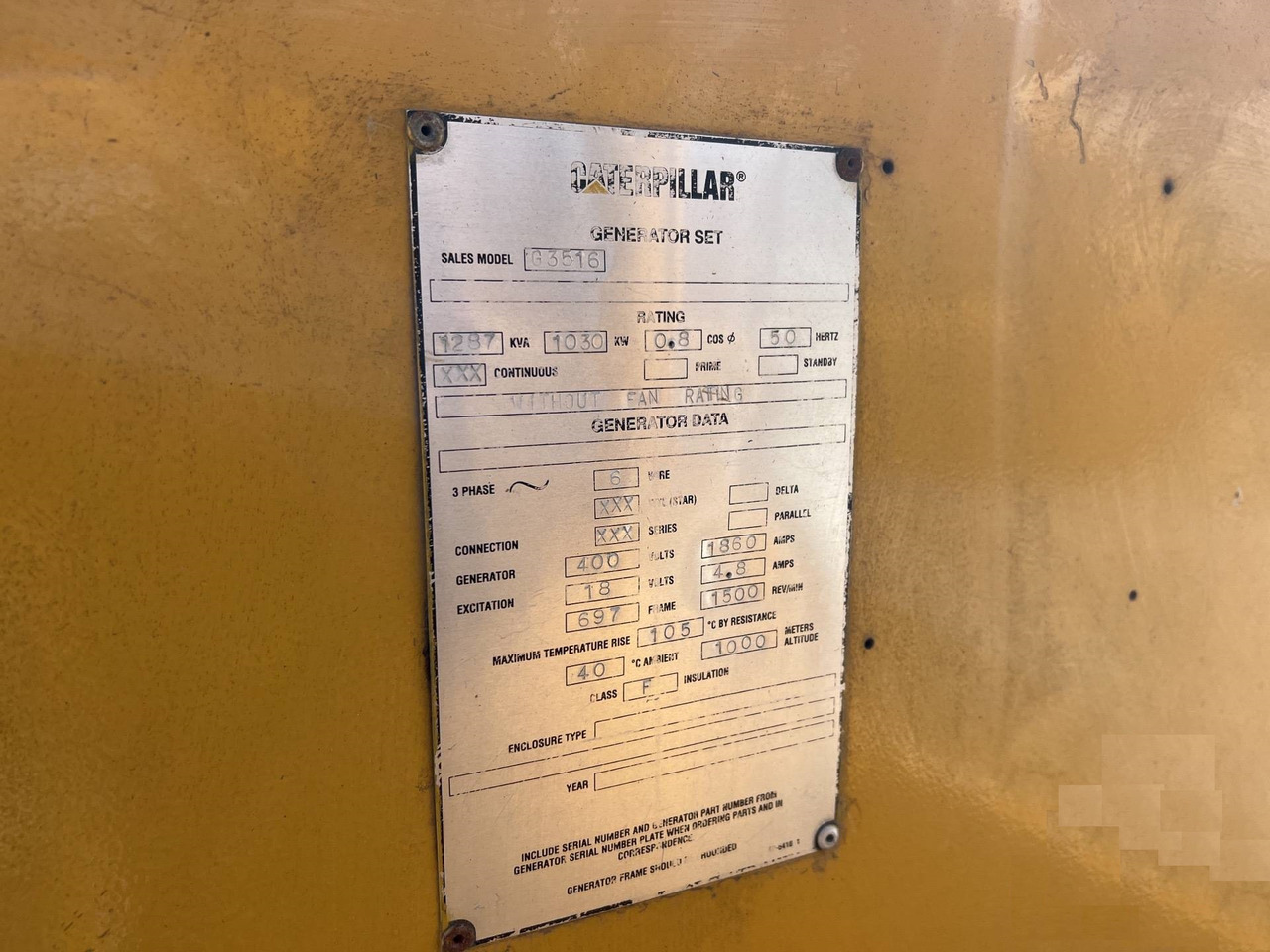 발전기 세트 Caterpillar G3516 : 사진 6