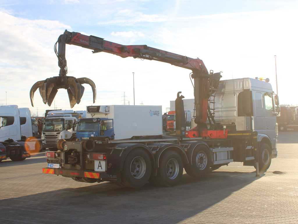 DAF XF 460, EURO 6, 8X2, 2X LIFT AXLE, PALFINGER S260Z96 - 후크 리프트 트럭, 크레인 트럭 : 사진 4 DAF XF 460, EURO 6, 8X2, 2X LIFT AXLE, PALFINGER S260Z96 - 후크 리프트 트럭, 크레인 트럭 : 사진 4
