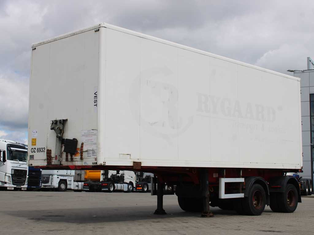 KEL-BERG E36S2, AXLES 10t, EXPANDABLE, SAF AXLES - 밀폐형 박스 세미 트레일러 : 사진 1 KEL-BERG E36S2, AXLES 10t, EXPANDABLE, SAF AXLES - 밀폐형 박스 세미 트레일러 : 사진 1