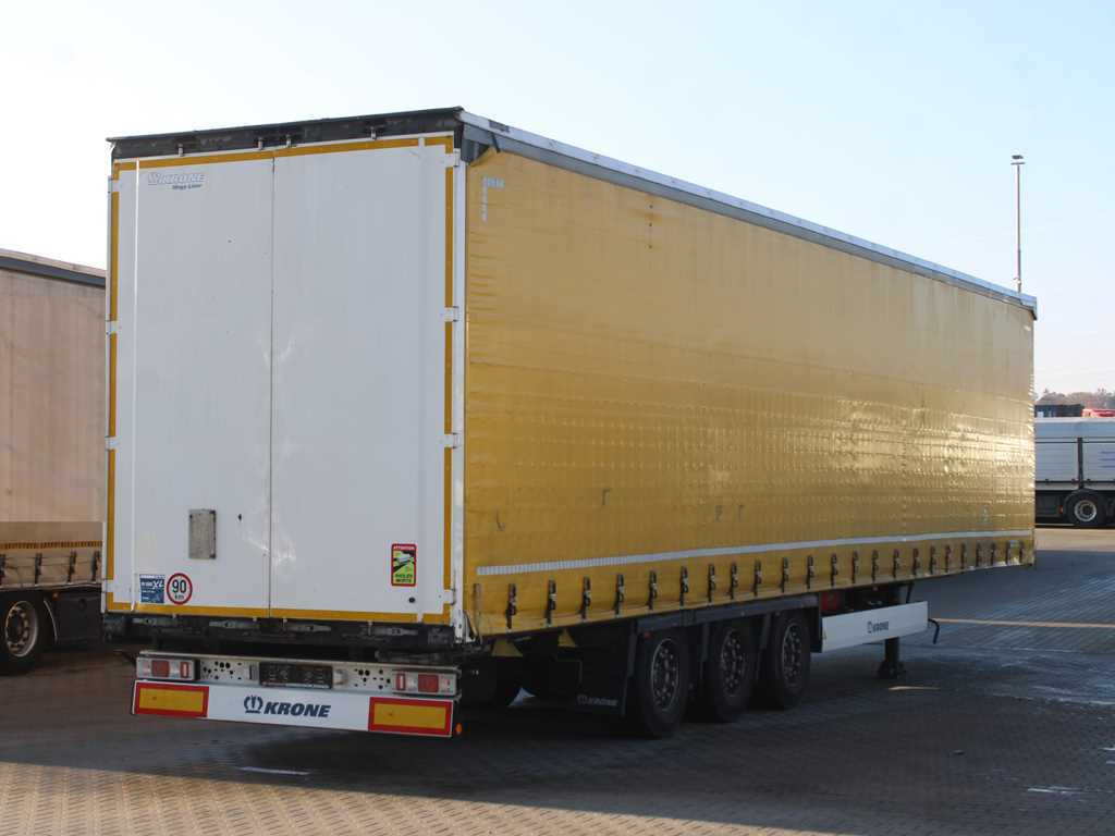 Krone SD, LOWDECK, LIFTING AXLE, LIFTING ROOF, MULTILOCK - 커튼사이더 세미 트레일러 : 사진 4 Krone SD, LOWDECK, LIFTING AXLE, LIFTING ROOF, MULTILOCK - 커튼사이더 세미 트레일러 : 사진 4