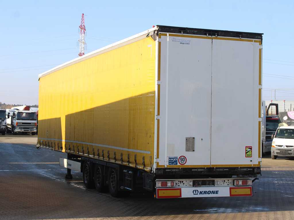 Krone SD, LOWDECK, LIFTING AXLE, LIFTING ROOF, MULTILOCK - 커튼사이더 세미 트레일러 : 사진 5 Krone SD, LOWDECK, LIFTING AXLE, LIFTING ROOF, MULTILOCK - 커튼사이더 세미 트레일러 : 사진 5