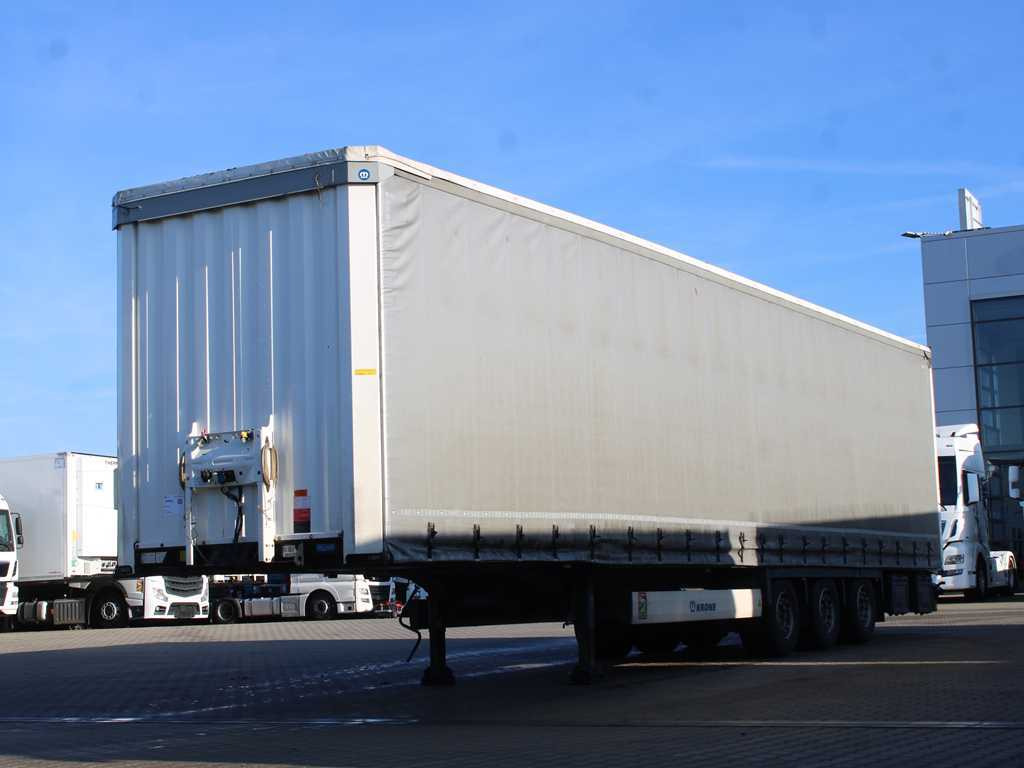 Krone SD, LOWDECK, LIFTING AXLE, MULTILOCK, LIFTING ROOF - 커튼사이더 세미 트레일러 : 사진 1 Krone SD, LOWDECK, LIFTING AXLE, MULTILOCK, LIFTING ROOF - 커튼사이더 세미 트레일러 : 사진 1