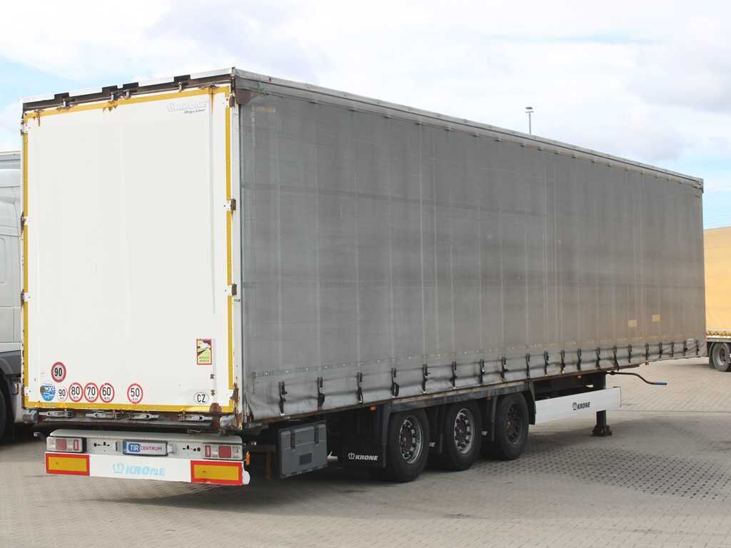 Krone SD, LOWDECK, MULTILOCK, LIFTING AXLE, LIFTING ROOF, SAF - 커튼사이더 세미 트레일러 : 사진 4 Krone SD, LOWDECK, MULTILOCK, LIFTING AXLE, LIFTING ROOF, SAF - 커튼사이더 세미 트레일러 : 사진 4