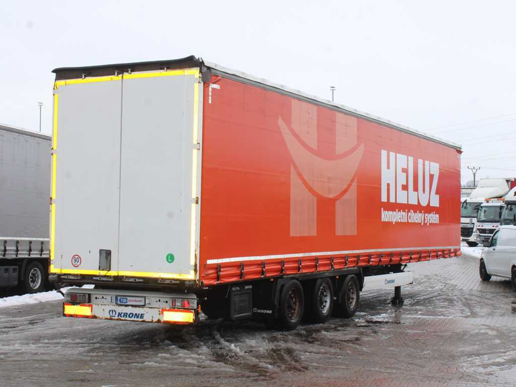 Krone SD, LOWDECK, MULTILOCK, LIFTING AXLE, LIFTING ROOF - 커튼사이더 세미 트레일러 : 사진 4 Krone SD, LOWDECK, MULTILOCK, LIFTING AXLE, LIFTING ROOF - 커튼사이더 세미 트레일러 : 사진 4