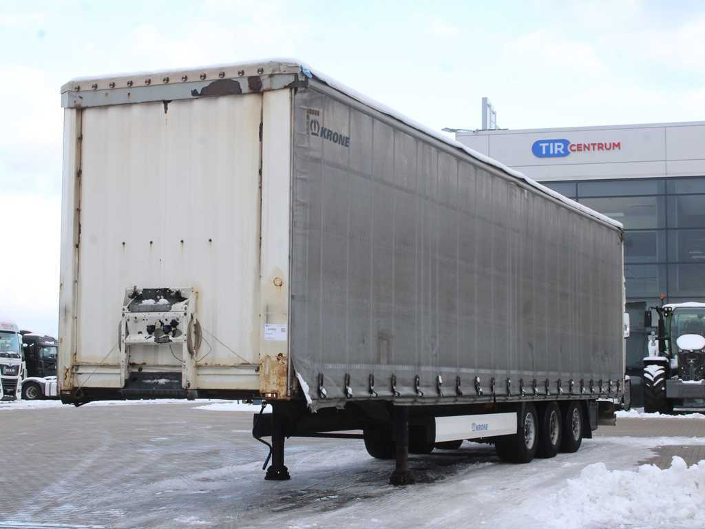 Krone SD, LOWDECK, MULTILOCK, LIFTING AXLE, LIFTING ROOF - 커튼사이더 세미 트레일러 : 사진 1 Krone SD, LOWDECK, MULTILOCK, LIFTING AXLE, LIFTING ROOF - 커튼사이더 세미 트레일러 : 사진 1