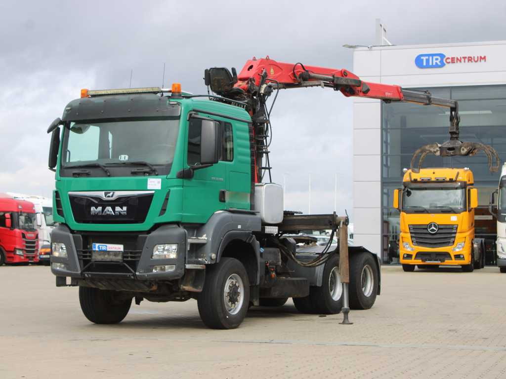 MAN TGS 33.500, 6X6, EURO 6, RETARDER, PALFINGER HYDRAULIC ARM Q170Z96 - 트랙터 유닛 : 사진 1 MAN TGS 33.500, 6X6, EURO 6, RETARDER, PALFINGER HYDRAULIC ARM Q170Z96 - 트랙터 유닛 : 사진 1