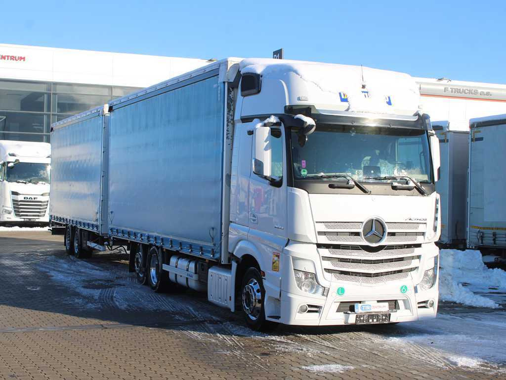 Mercedes-Benz ACTROS 2553, EURO 6, 6X2, AIR SUSPENSION, DRIVE-THROUGH + PANAV - 커튼사이더 트럭 : 사진 3 Mercedes-Benz ACTROS 2553, EURO 6, 6X2, AIR SUSPENSION, DRIVE-THROUGH + PANAV - 커튼사이더 트럭 : 사진 3