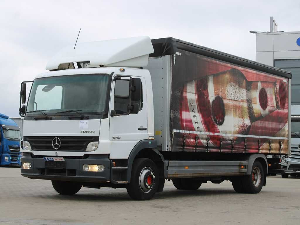 Mercedes-Benz ATEGO 1218, EURO 4 - 커튼사이더 트럭 : 사진 1 Mercedes-Benz ATEGO 1218, EURO 4 - 커튼사이더 트럭 : 사진 1