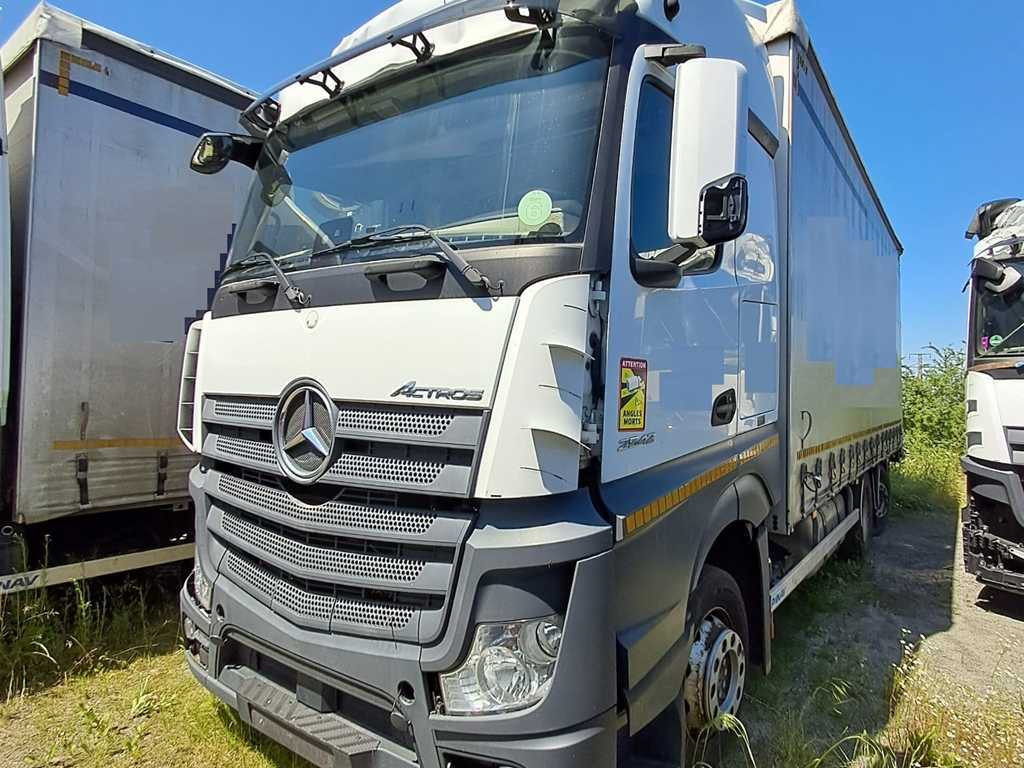 Mercedes-Benz Actros 2542, 6X2 + PANAV TVK18M - 커튼사이더 트럭 : 사진 1 Mercedes-Benz Actros 2542, 6X2 + PANAV TVK18M - 커튼사이더 트럭 : 사진 1
