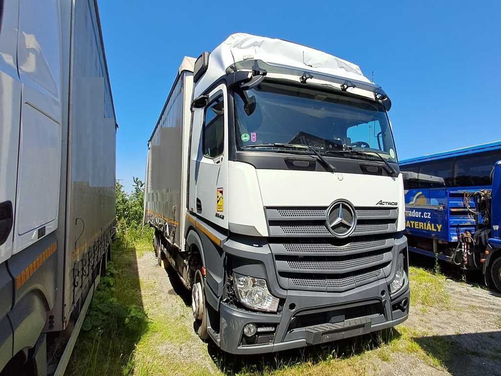 Mercedes-Benz Actros 2542, 6X2 + PANAV TVK18M - 커튼사이더 트럭 : 사진 2 Mercedes-Benz Actros 2542, 6X2 + PANAV TVK18M - 커튼사이더 트럭 : 사진 2