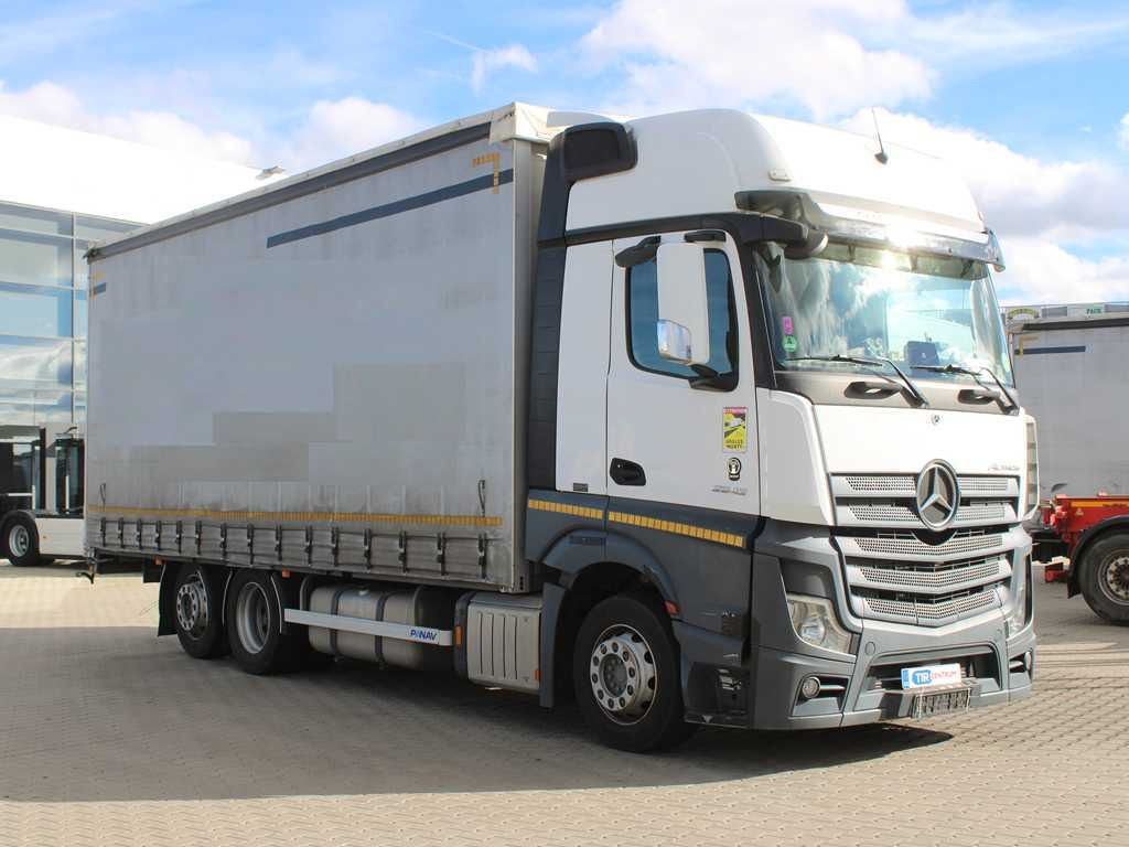 Mercedes-Benz Actros 2542, EURO 6, 6X2, NAVIGATION - 커튼사이더 트럭 : 사진 3 Mercedes-Benz Actros 2542, EURO 6, 6X2, NAVIGATION - 커튼사이더 트럭 : 사진 3