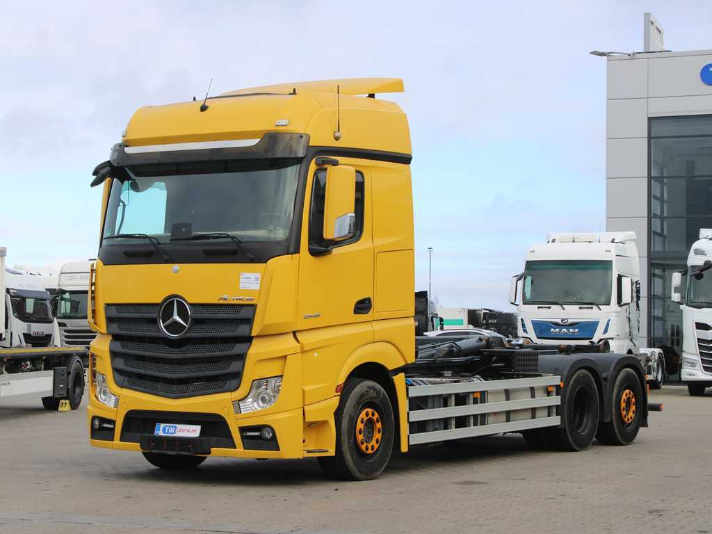 Mercedes-Benz Actros 2548, 6X2, EURO 6, RETARDER, INDEPENDENT AIR CONDITIONING, NAVIGATION - 후크 리프트 트럭 : 사진 1 Mercedes-Benz Actros 2548, 6X2, EURO 6, RETARDER, INDEPENDENT AIR CONDITIONING, NAVIGATION - 후크 리프트 트럭 : 사진 1