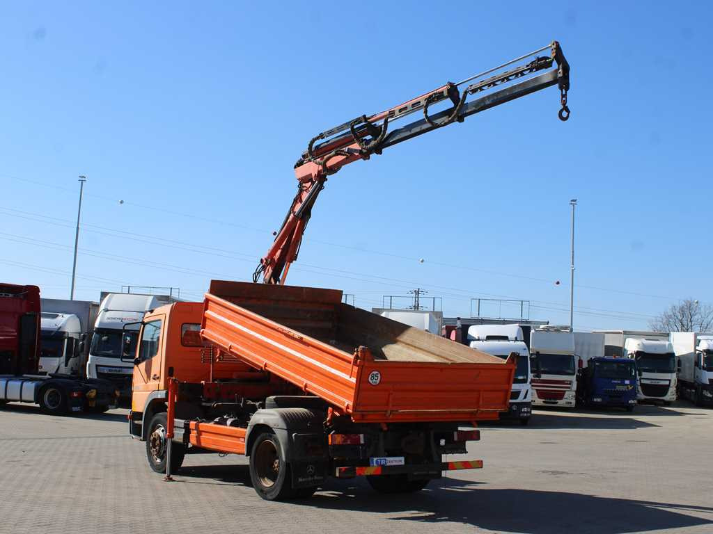 Mercedes-Benz Atego 1523, HYDRAULIC ARM ATLAS 60.1, THREE-SIDED - 덤프트럭, 크레인 트럭 : 사진 5 Mercedes-Benz Atego 1523, HYDRAULIC ARM ATLAS 60.1, THREE-SIDED - 덤프트럭, 크레인 트럭 : 사진 5