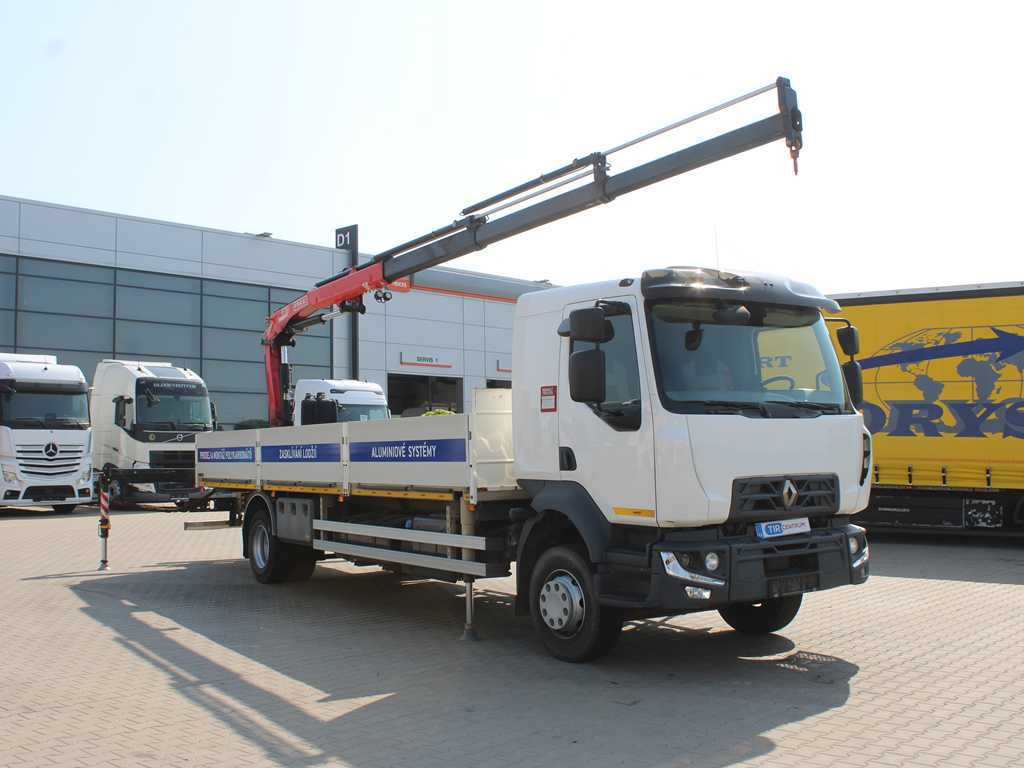 Renault D 250, EURO 6, SIDE, HYDRAULIC ARM FASSI F110 - 드롭사이드/ 플랫베드 트럭, 크레인 트럭 : 사진 3 Renault D 250, EURO 6, SIDE, HYDRAULIC ARM FASSI F110 - 드롭사이드/ 플랫베드 트럭, 크레인 트럭 : 사진 3