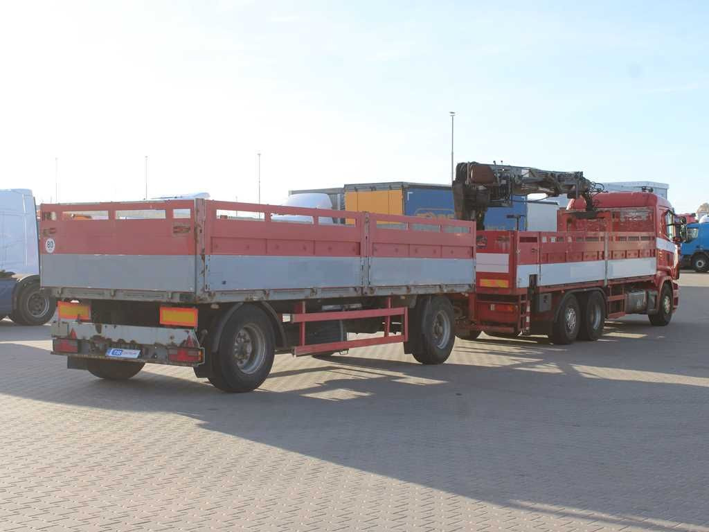 Scania R380,EURO 3,6X2,LIFTING AXLE,HIAB 166K + KOGEL - 드롭사이드/ 플랫베드 트럭, 크레인 트럭 : 사진 3 Scania R380,EURO 3,6X2,LIFTING AXLE,HIAB 166K + KOGEL - 드롭사이드/ 플랫베드 트럭, 크레인 트럭 : 사진 3