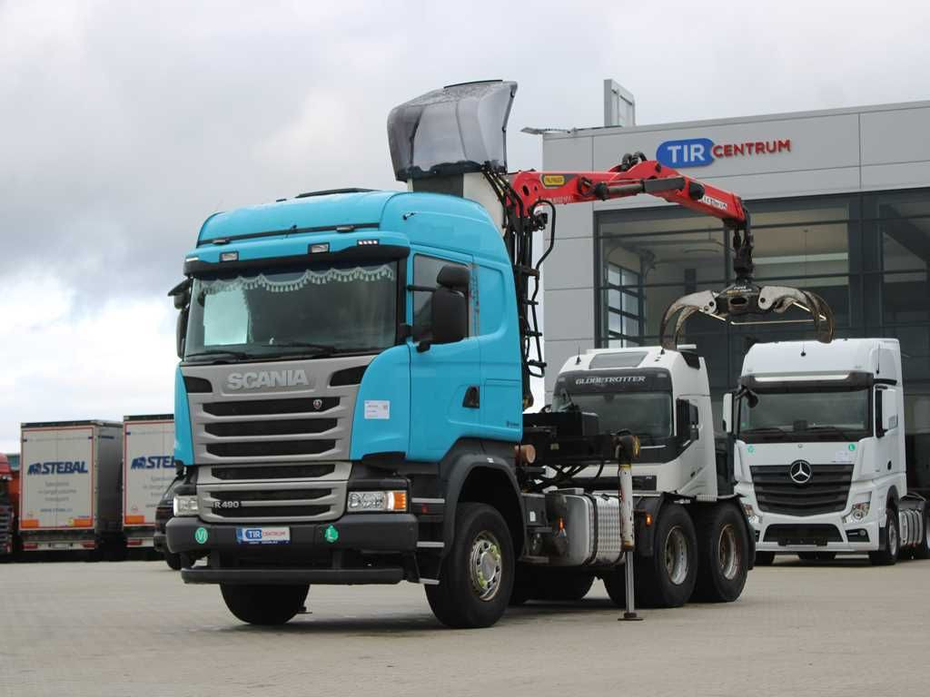 Scania R490, 6X4, EURO 6, PALFINGER EPSILON M13Z91 - 크레인 트럭 : 사진 1 Scania R490, 6X4, EURO 6, PALFINGER EPSILON M13Z91 - 크레인 트럭 : 사진 1