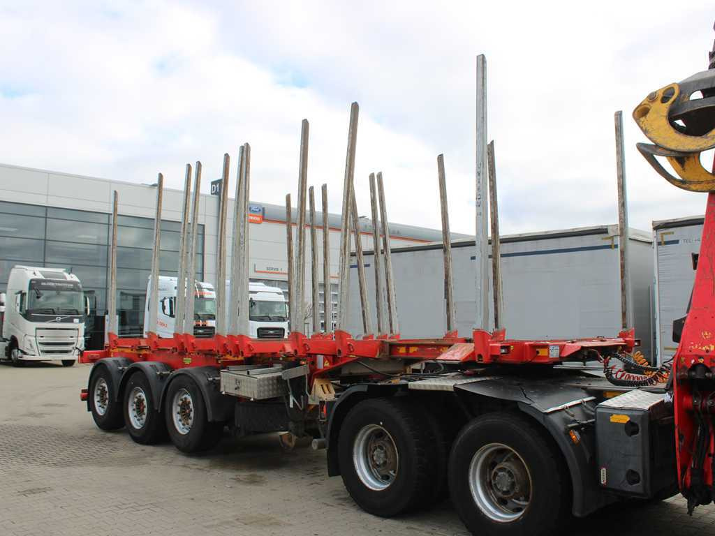 Umikov NPK 39, 2X LIFTING AXLE, SAF - 목재 세미 트레일러 : 사진 2 Umikov NPK 39, 2X LIFTING AXLE, SAF - 목재 세미 트레일러 : 사진 2