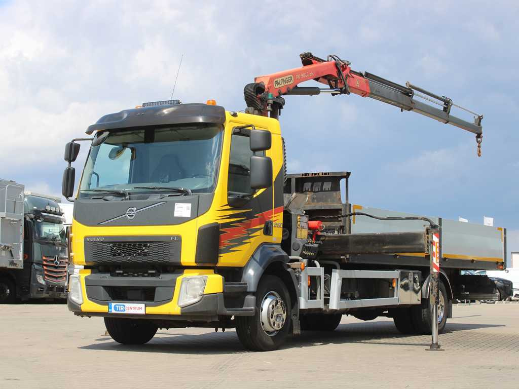 Volvo FL 250, EURO 6, SIDES, CAMERA, HYDRAULIC ARM PALFINGER PK 9002 EH - 드롭사이드/ 플랫베드 트럭, 크레인 트럭 : 사진 1 Volvo FL 250, EURO 6, SIDES, CAMERA, HYDRAULIC ARM PALFINGER PK 9002 EH - 드롭사이드/ 플랫베드 트럭, 크레인 트럭 : 사진 1